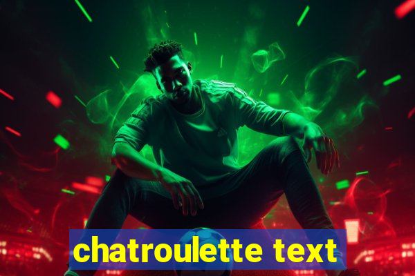 chatroulette text